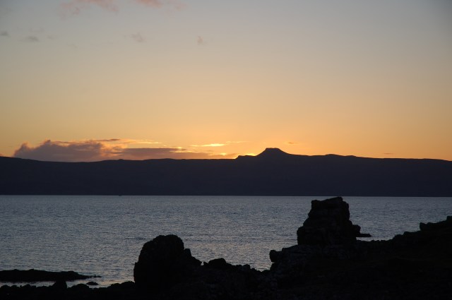 Sunset Over Isle of Raasay - Looking Toward Viking [?] Settlement of Hallaig